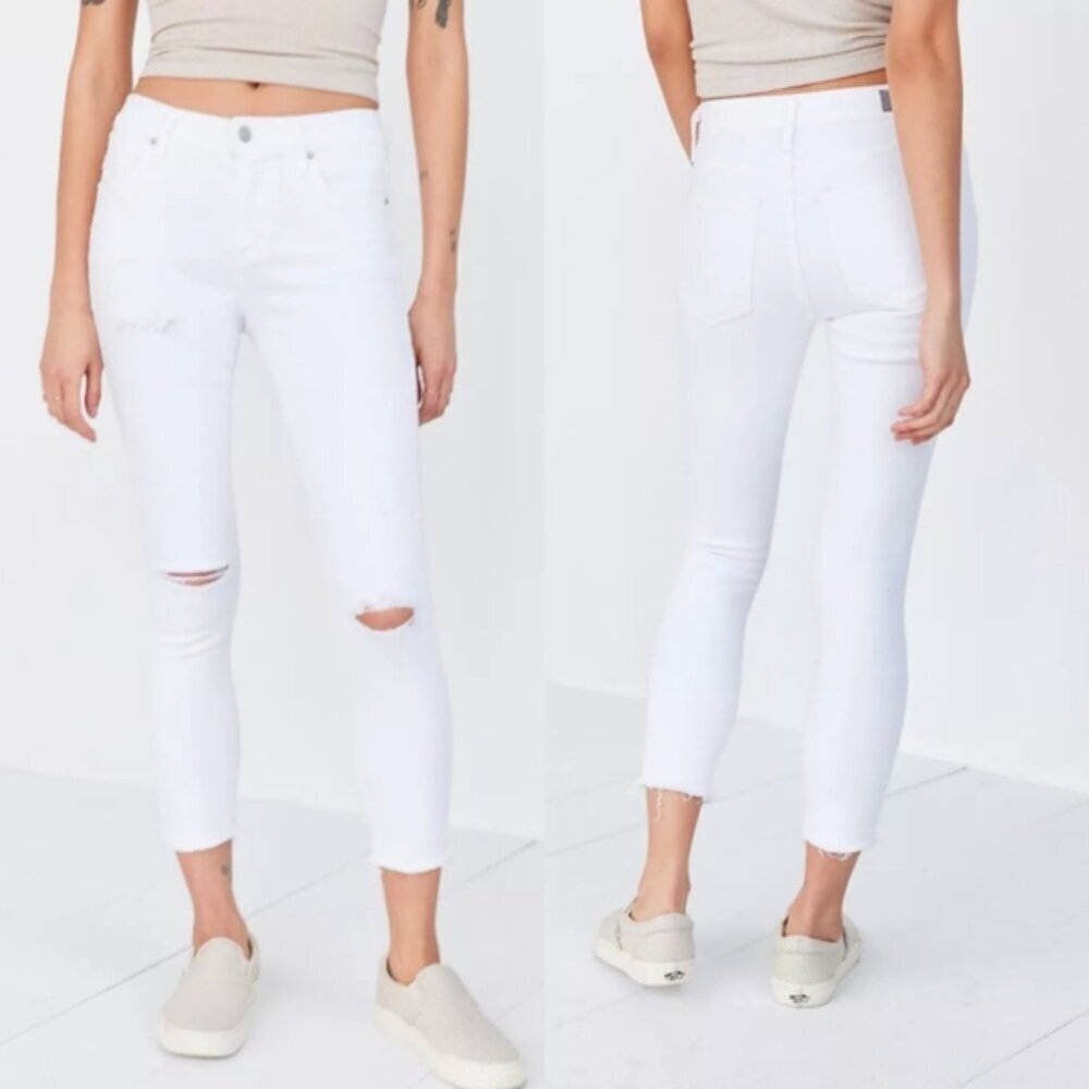 Agolde Sophie Crop in Shoreline Destruct size 31